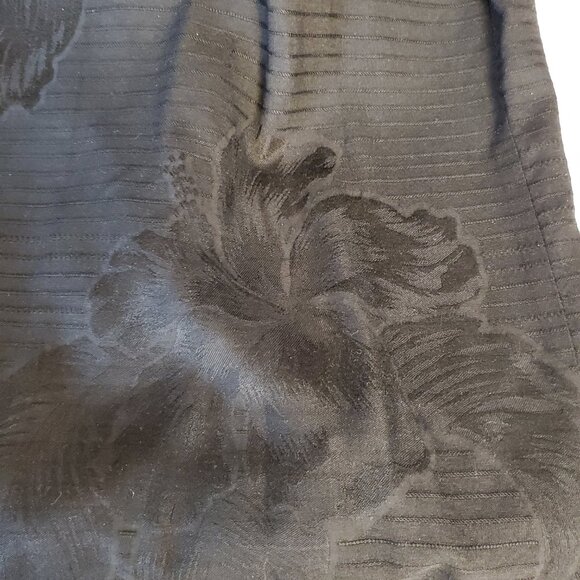 Tommy Bahama Mens 100% Silk Shirt XL Black Hibiscus Floral Tropical Relaxed Fit - Picture 8 of 16